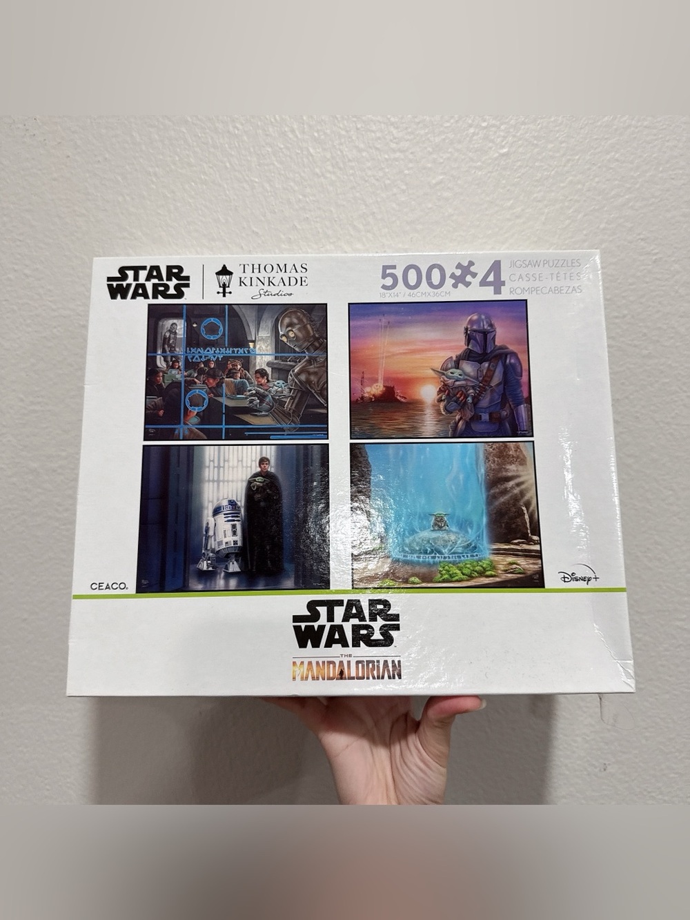 Star Wars The Mandalorian 4 in 1 500 pcs Puzzle Set -